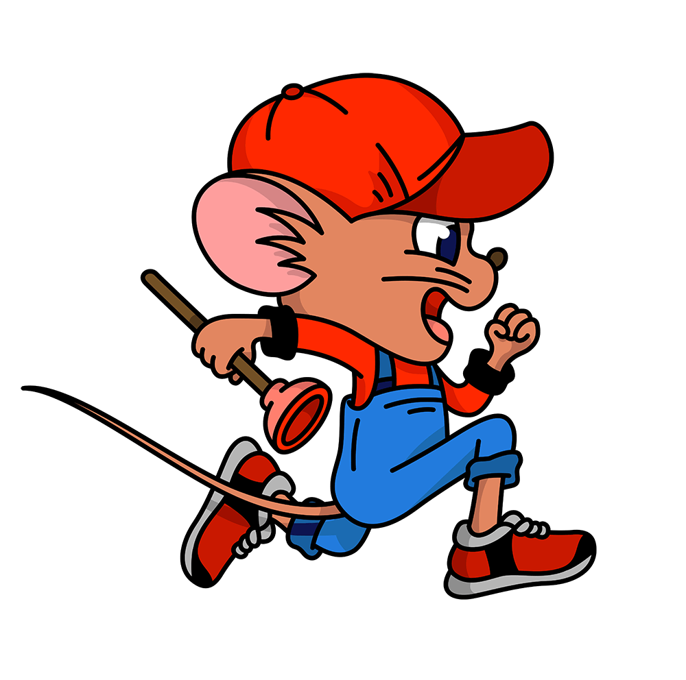 Logo de Speedy Canalisations en mascotte